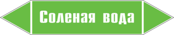 Маркировка трубопровода "соленая вода" (пленка, 507х105 мм) - Маркировка трубопроводов - Маркировки трубопроводов "ВОДА" - . Магазин Znakstend.ru